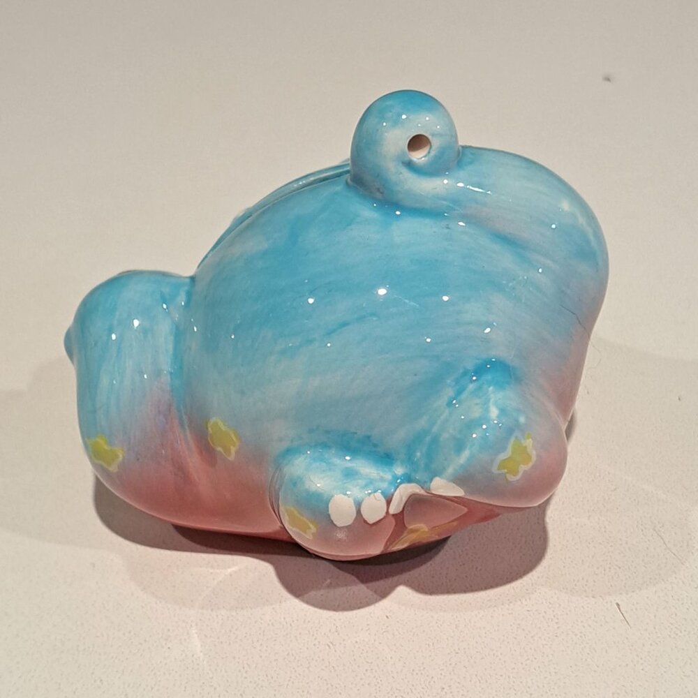 Mini blue dinosaur bank - Picture 5 of 7
